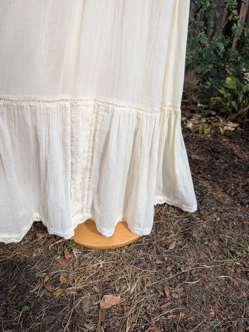 Free People Cream Drop Waist Maxi Dress - Picture 6 of 11